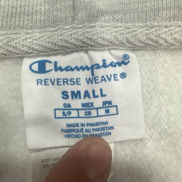 Champion Reverse Weave Salisbury University Sweatshirt Full Zip Gray Size Small - Picture 8 of 9